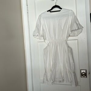 Wayf white dress
